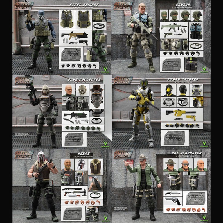 Action Force Sgt Slaughter Steel Brigade Condor Bone Collector Swarm