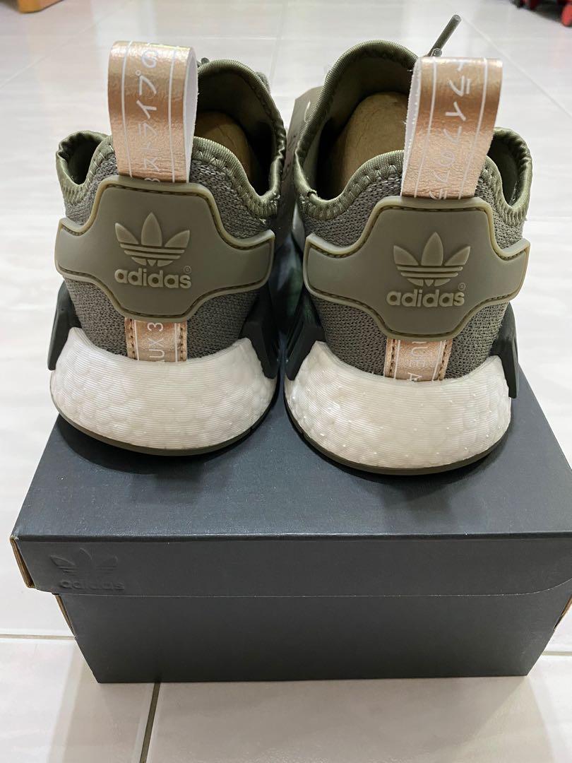 Adidas nmd r1 clearance womens olive green