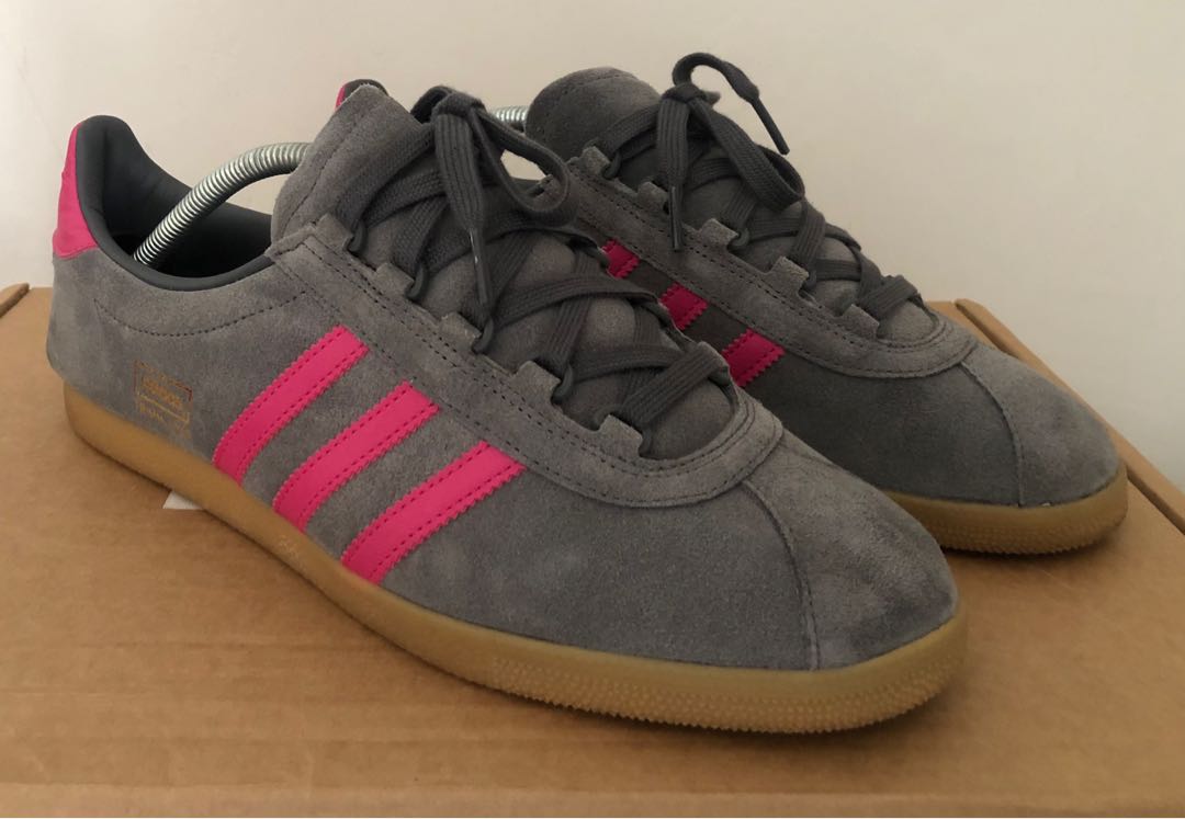 Adidas trimm star grey best sale