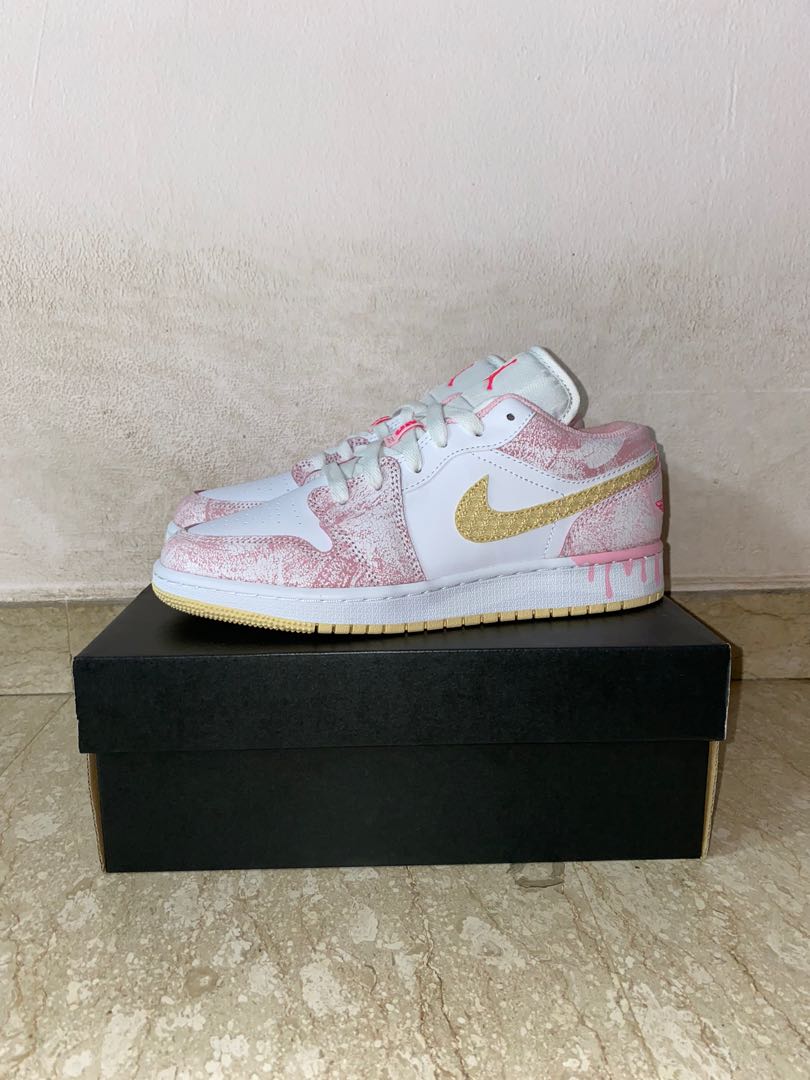 Air Jordan 1 Low Ice Cream, Women's Fashion, Footwear, Sneakers on