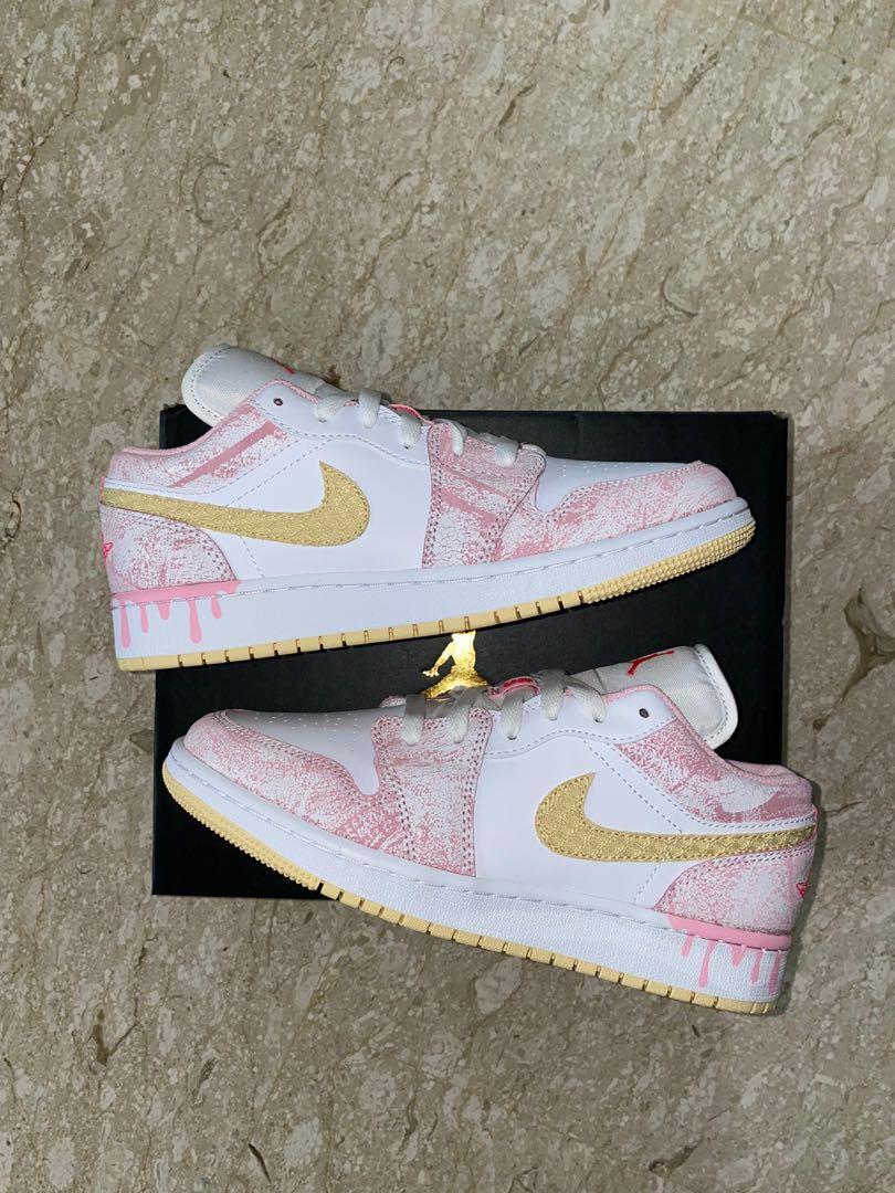 Air Jordan 1 Low Ice Cream, Women's Fashion, Footwear, Sneakers on