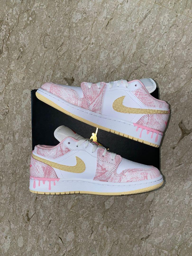 Air Jordan 1 Low Ice Cream, Women's Fashion, Footwear, Sneakers on