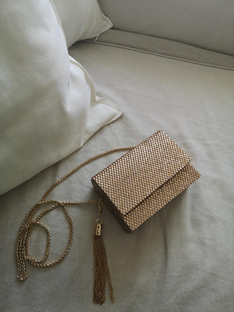aldo champagne purse