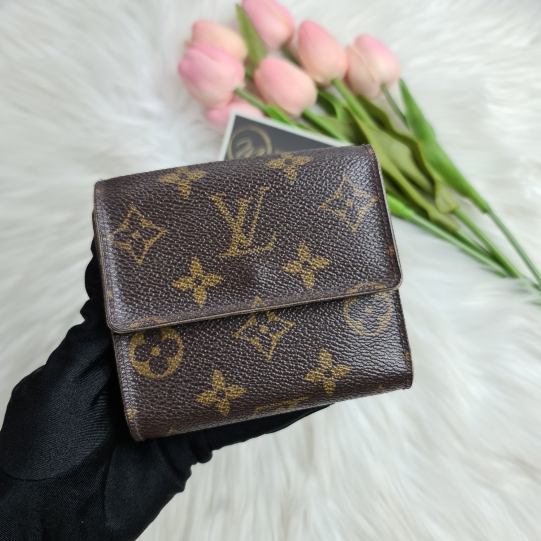 Authentic Louis Vuitton Elise compact wallet trifold, Women's Fashion, Bags  & Wallets, Wallets & Card holders on Carousell
