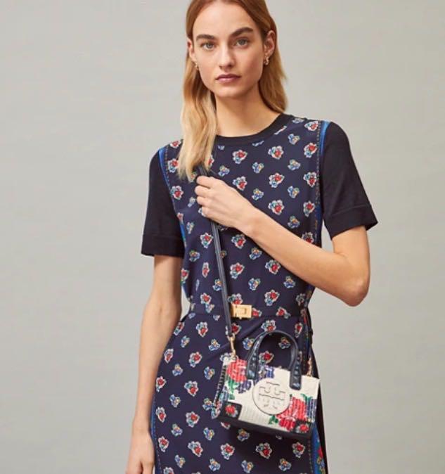 Ella printed clearance micro tote bag