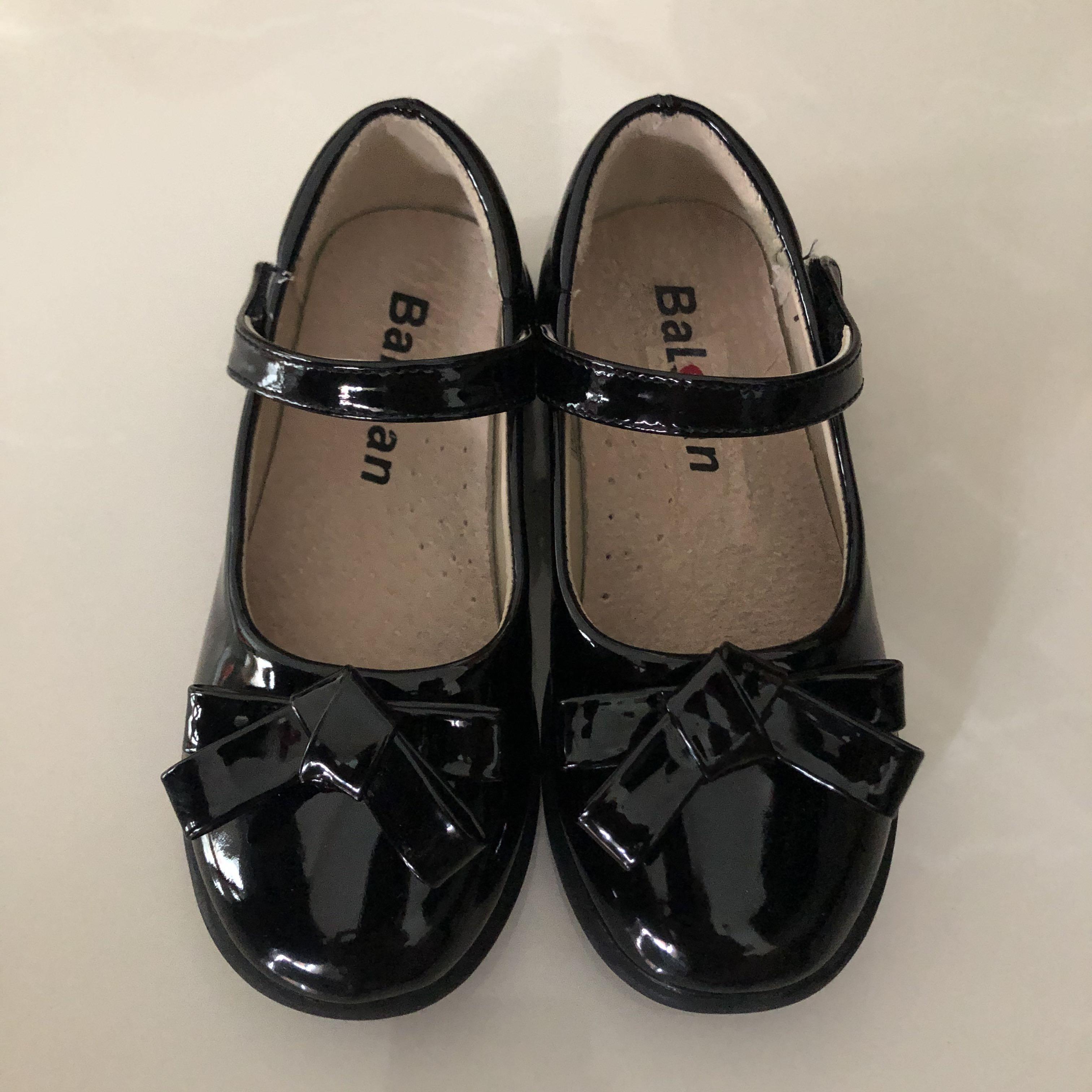 Black Patent Mary Jane Girl Shoes