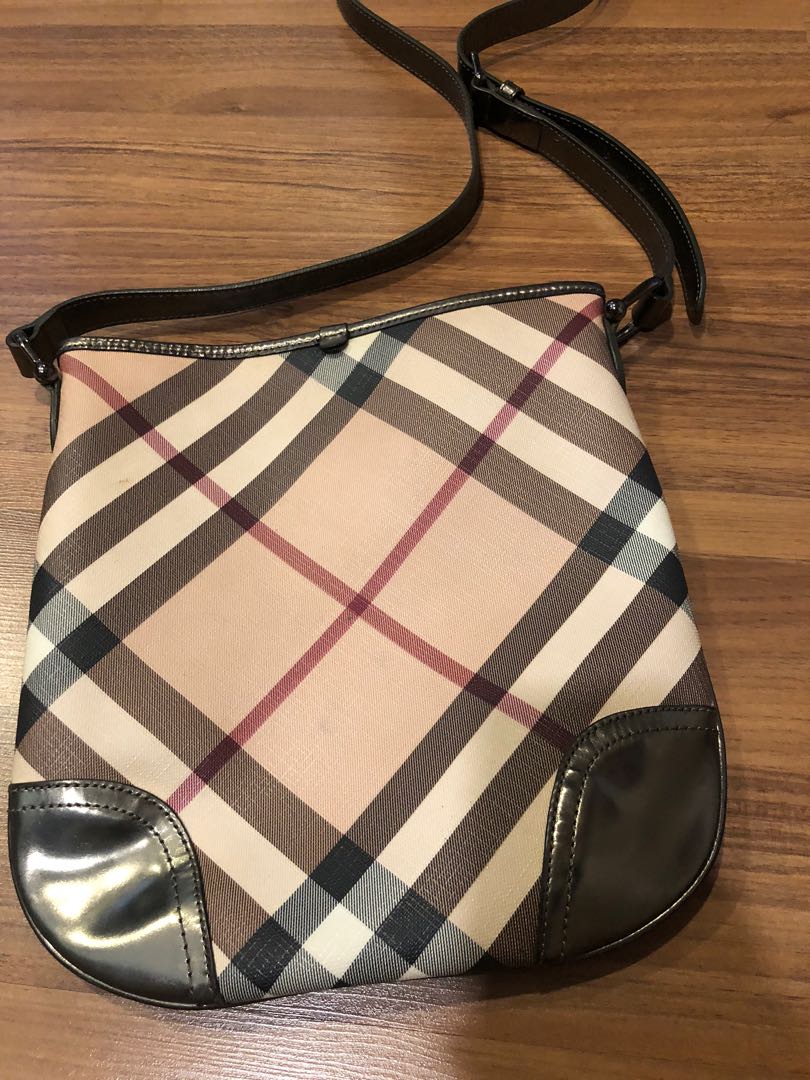 Burberry nova check crossbody hotsell