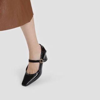 Charles & Keith Black Mary Jane Shoes