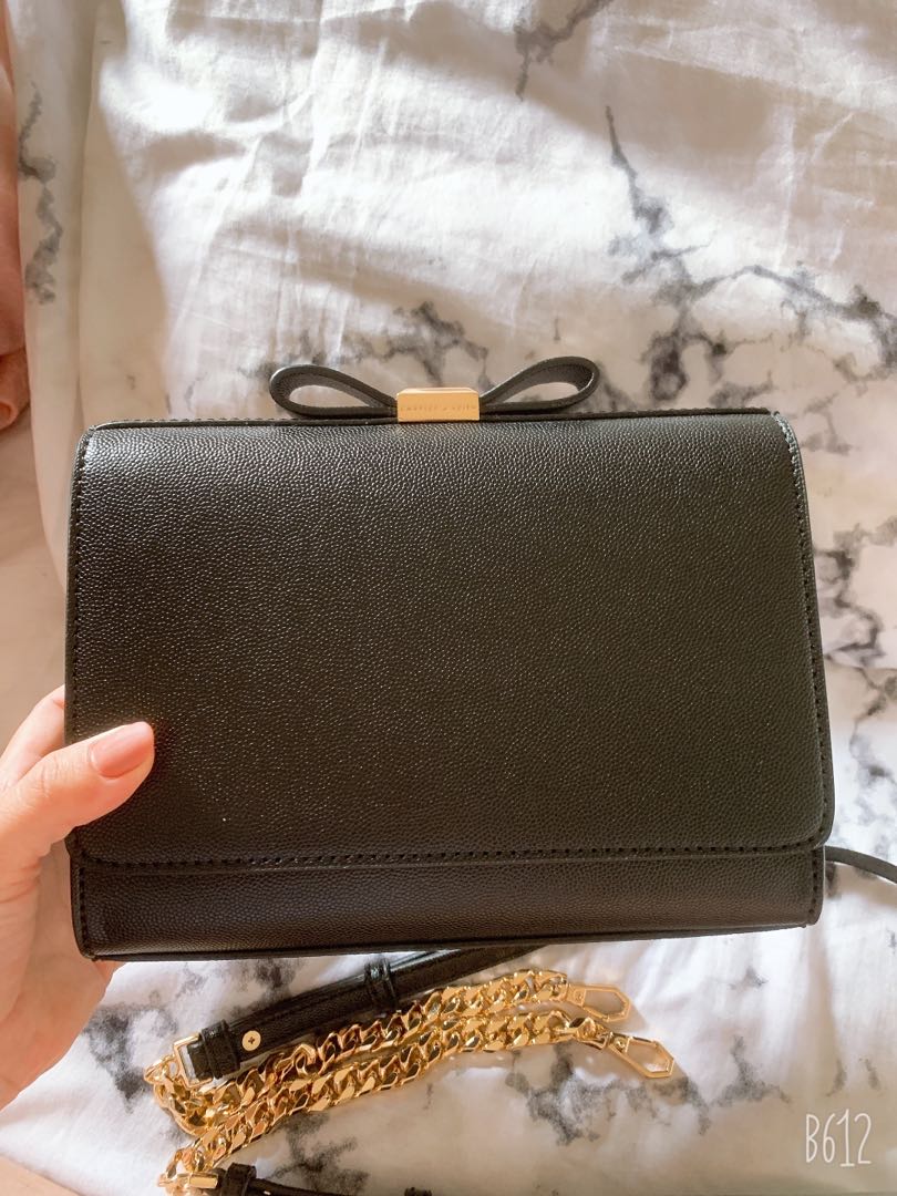 Charles and keith best sale ribbon sling bag