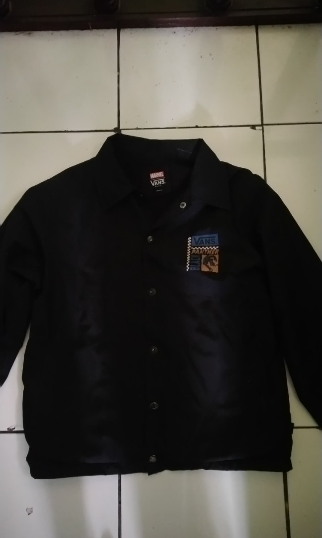 Vans x marvel black 2025 panther jacket