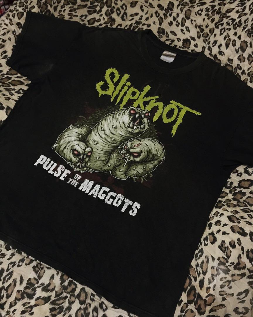 COMBO VINTAGE SLIPKNOT SIZE XL AND M, Men's Fashion, Tops & Sets