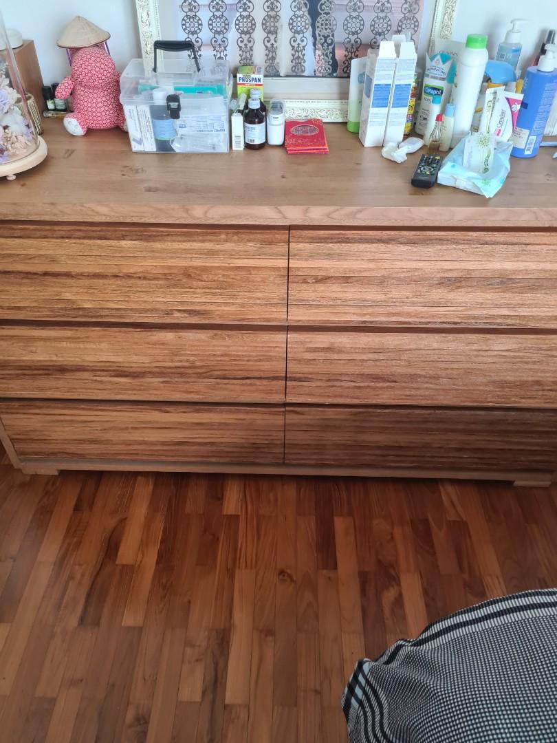 Crate and Barrel Sierra 6drawer Dresser, Furniture & Home Living