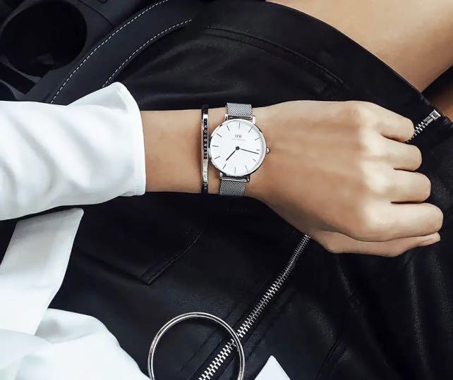 Daniel wellington bracelet outlet silver