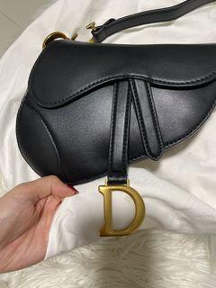 Christian Dior Mini Saddle Bag with Strap M0456CTZQ_M928 , Blue, One Size