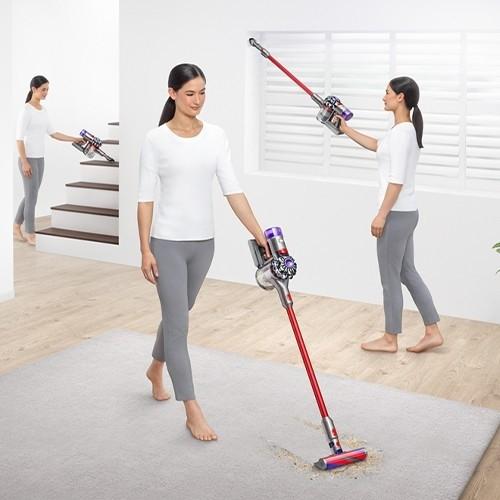 Dyson Flagship V7 Fluffy HEPA Cordless Stick Vacuum Cleaner:  Combination/Crevic Tool, 2 Power Modes, 2 Tier Radial Cyclones, No-Touch  Dirt Emptying