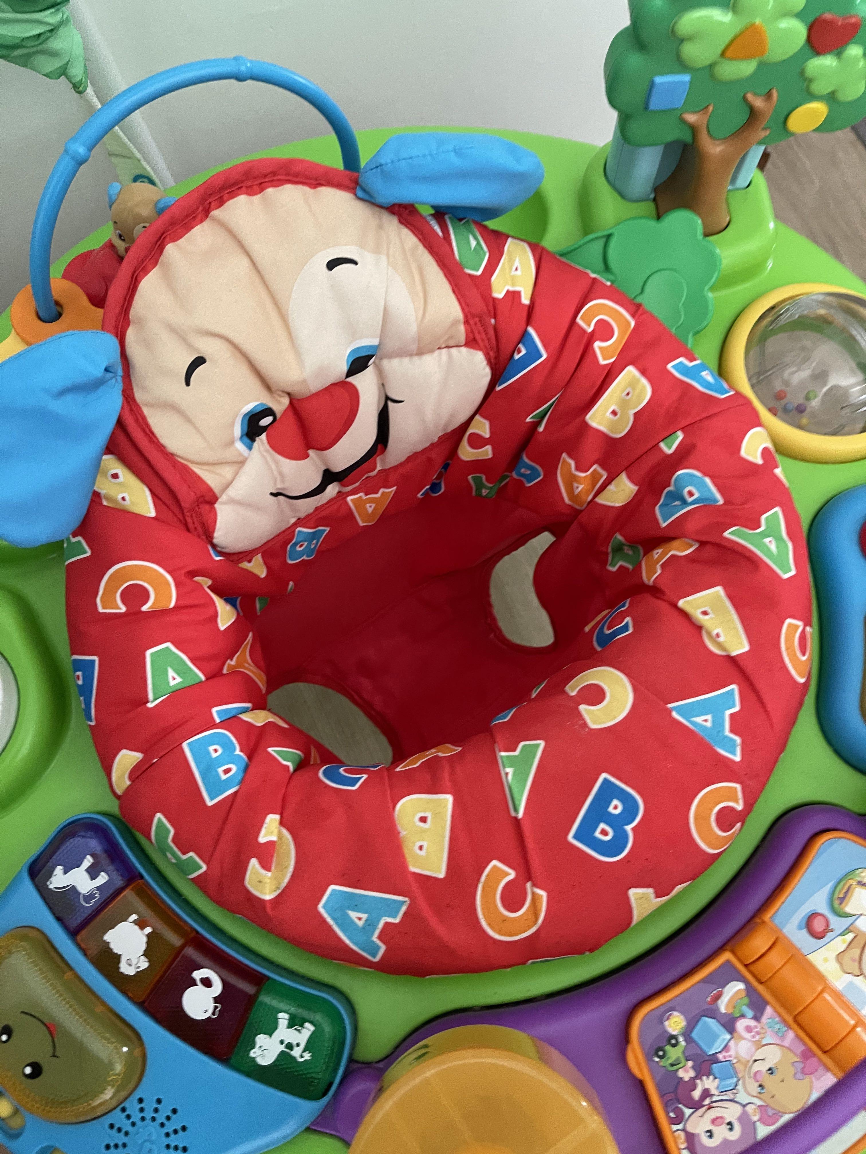 Fisher price laugh and learn puppy best sale jumperoo