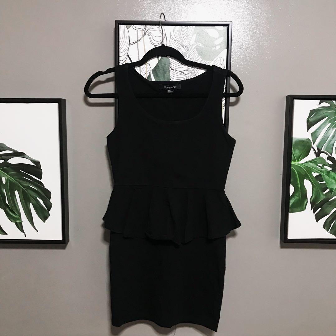 Peplum dress top forever 21