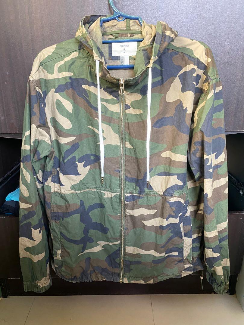 Forever 21 camo jacket Men s Fashion Coats Jackets and