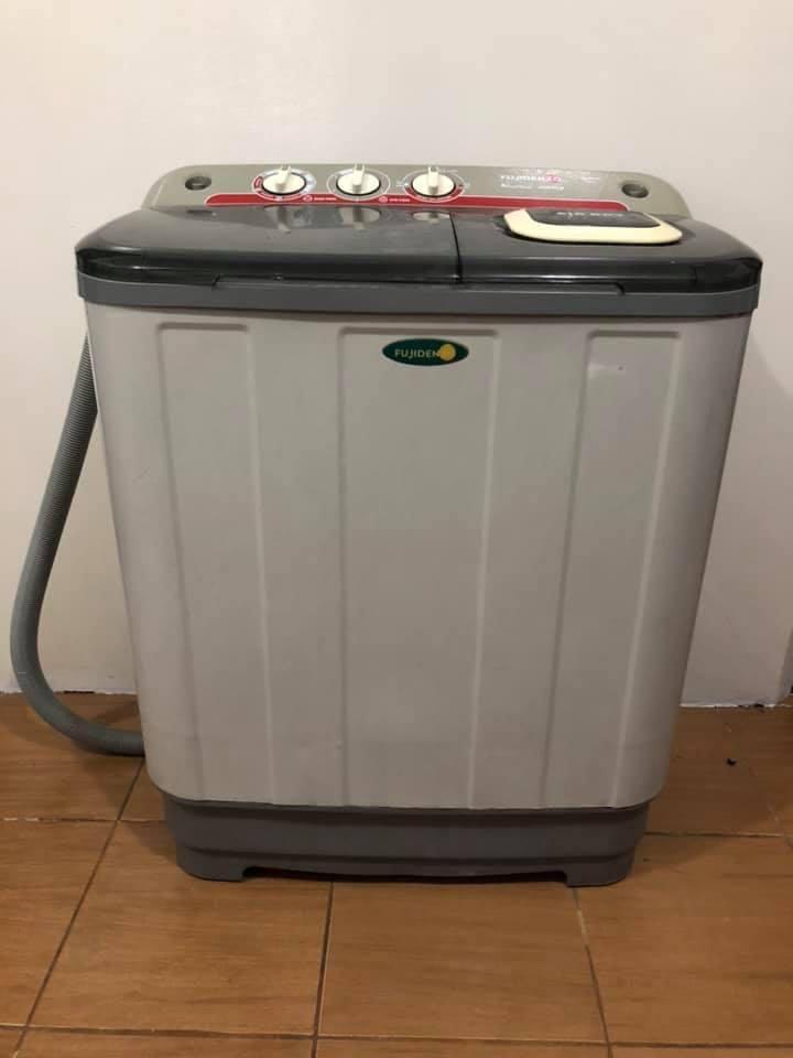 FUJIDENZO WASHING MACHINE WITH SPINNER FOR SALE!, TV & Home Appliances