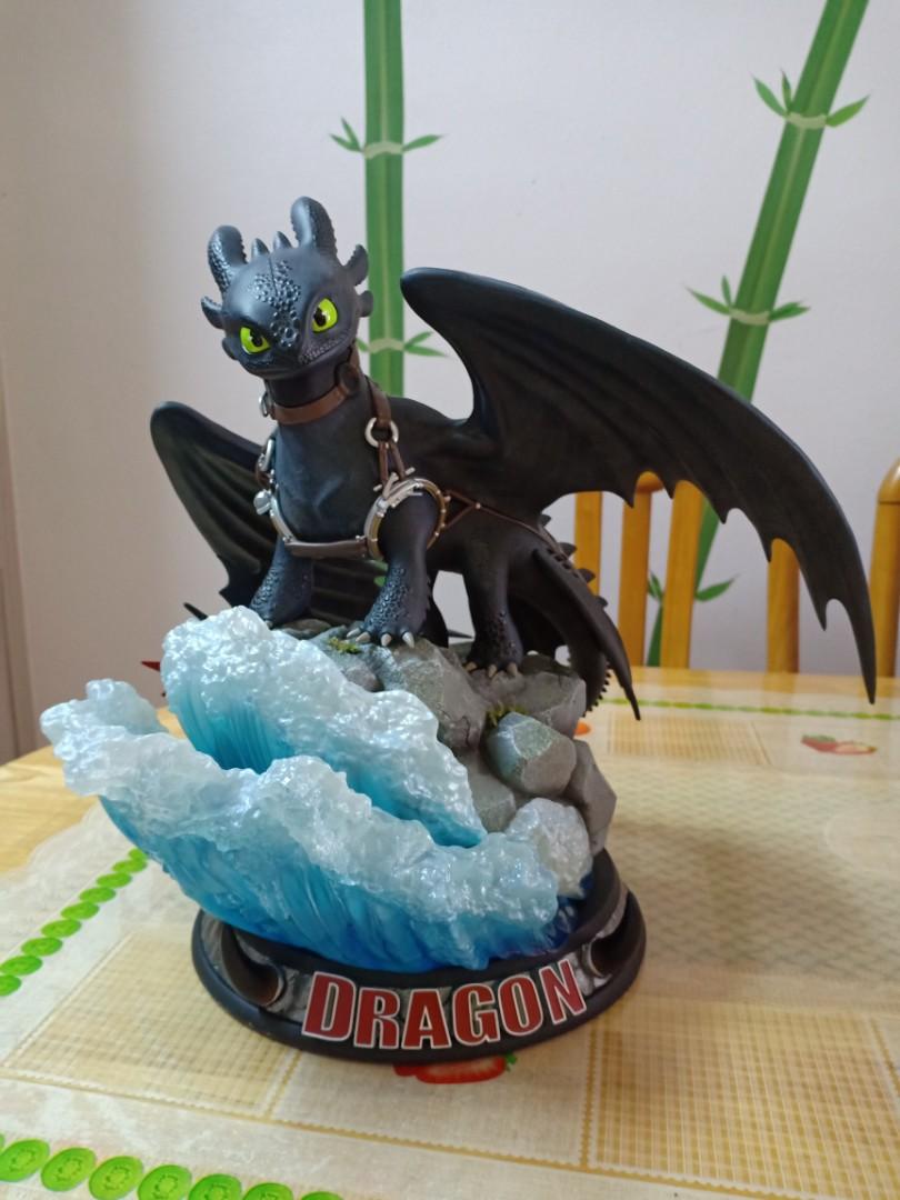 Gk Toothless How To Train Your Dragon 驯龙高手 无牙 模型 雕像 Toys Games Action Figures Collectibles On Carousell