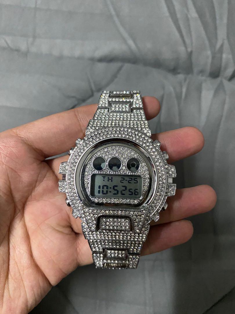 Diamond g shock watch shop