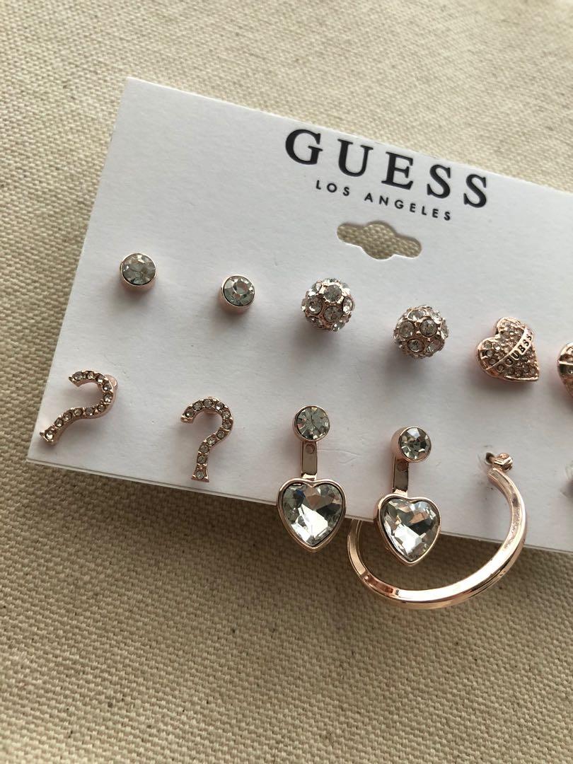 Guess earrings set deals