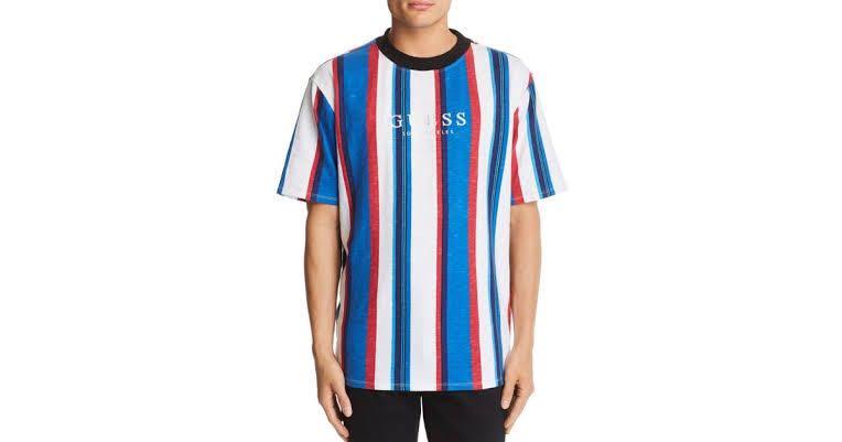 Guess Sayer Striped Shirt, Men's 