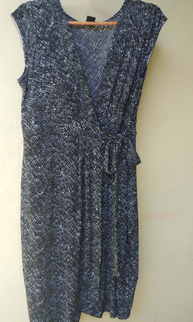 overlapping dress