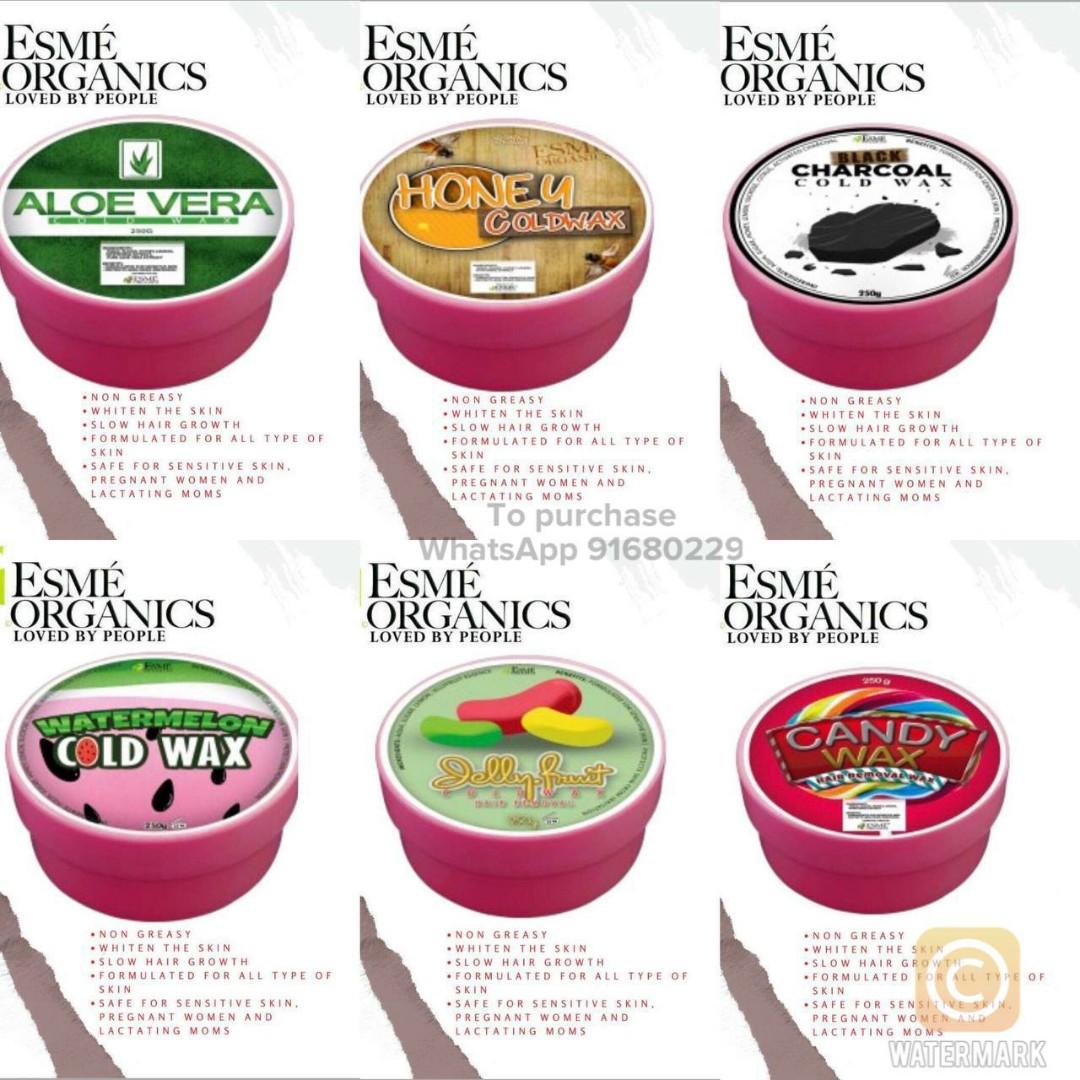 Instock Sale Esme Organic Hair Removal Wax Aloe Vera Honey Charcoal Watermelon Jelly Fruit Candy Health Beauty Face Skin Care On Carousell