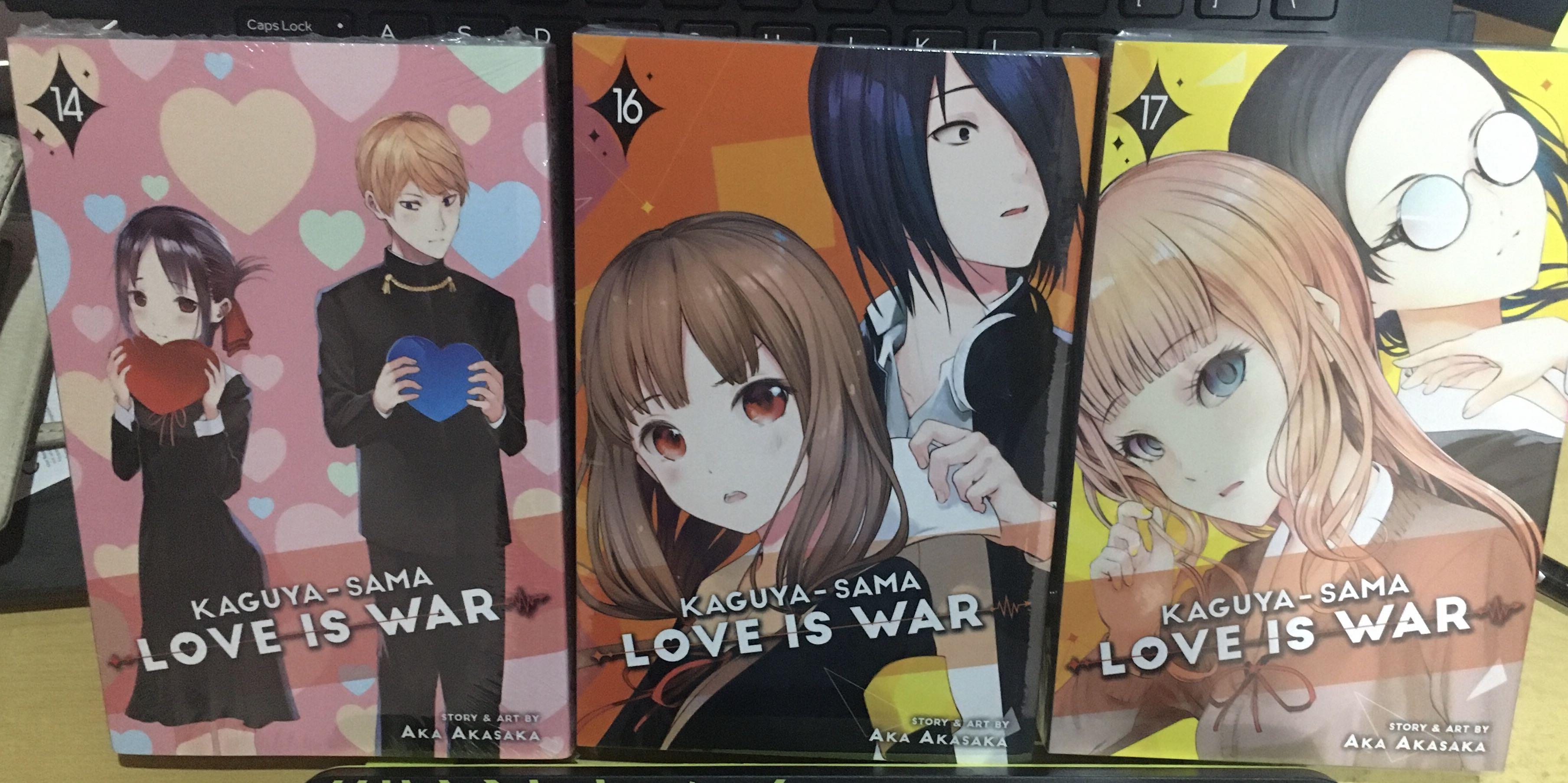 Kaguya Sama Love Is War Manga Set Volume 14 16 17 Hobbies Toys Books Magazines Comics Manga On Carousell