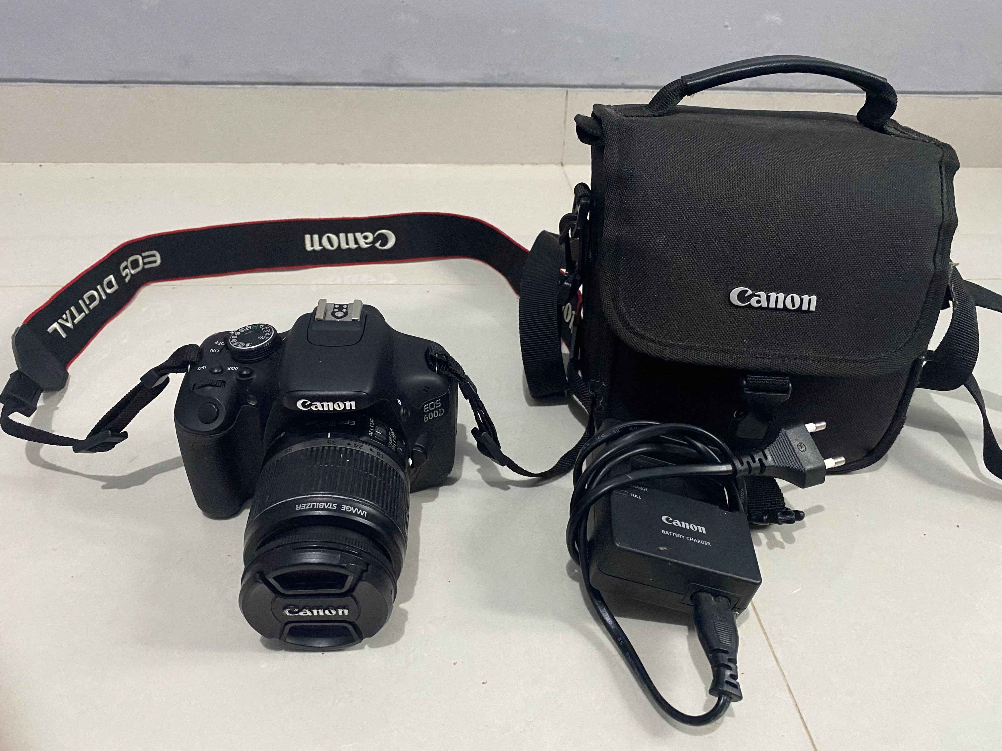 kamera canon eos 600d mulus siap pakai