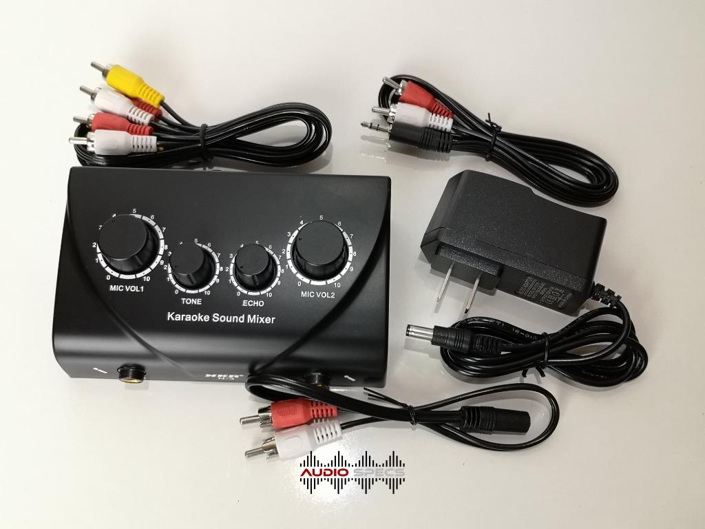 Karaoke Sound Mixer Dual Mic Inputs With Cable (Category: Other Audio Equipment) located in Quezon City. Submitted by allanpauco (Listing ID 1071671556, Image 3). Description: This sound mixer is stable, lightweight, small and elegant, which is suitable for company, stage, families and KTV rooms. 💕Brand new units available on hand 💕Available for pick-up or shipping courtesy of buyer Features: Compact size karaoke sound mixer, lightweight and po