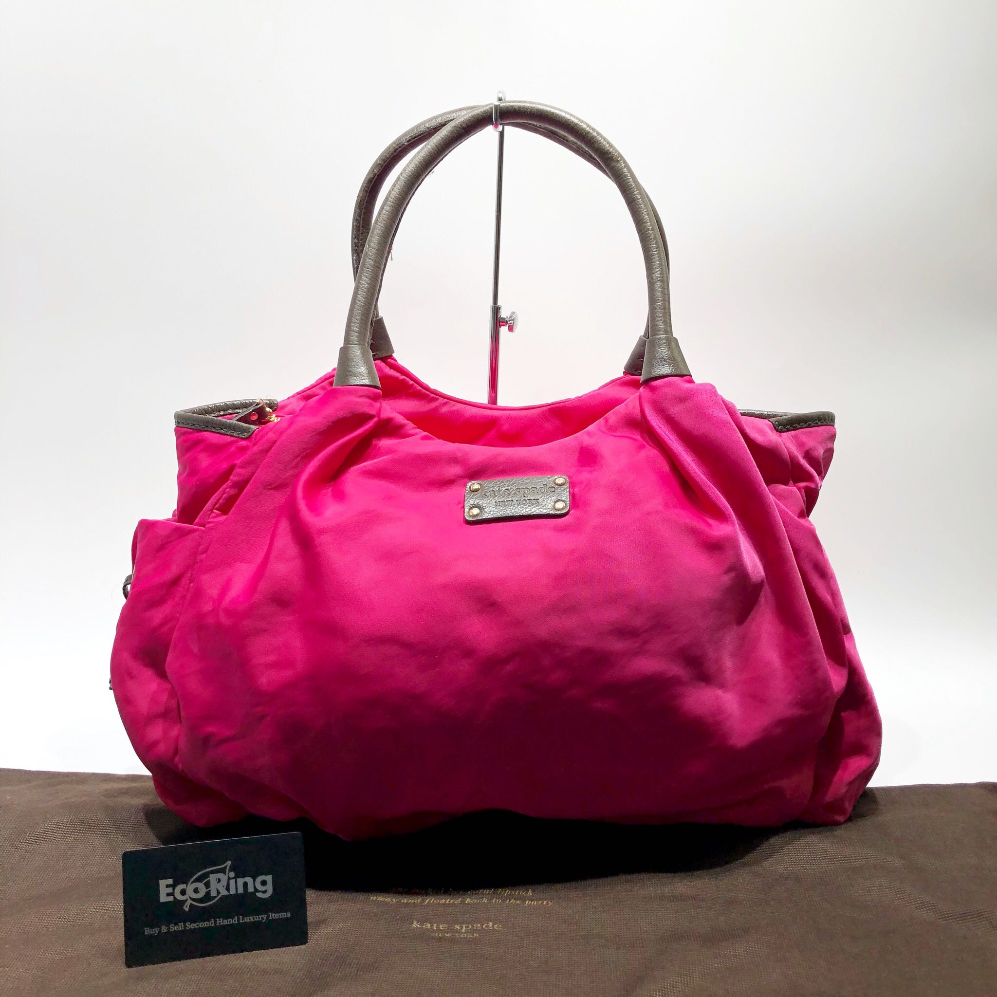 Kate Spade Pink Nylon Shoulder Bag 