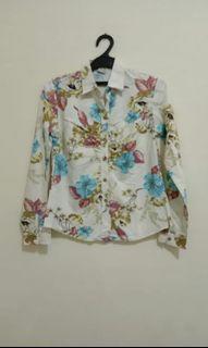 Kemeja Floral White - FP