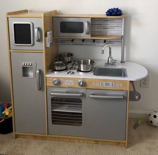 KidKraft Uptown Natural Wooden Play Kitchen Model 53298 3 49 OFF