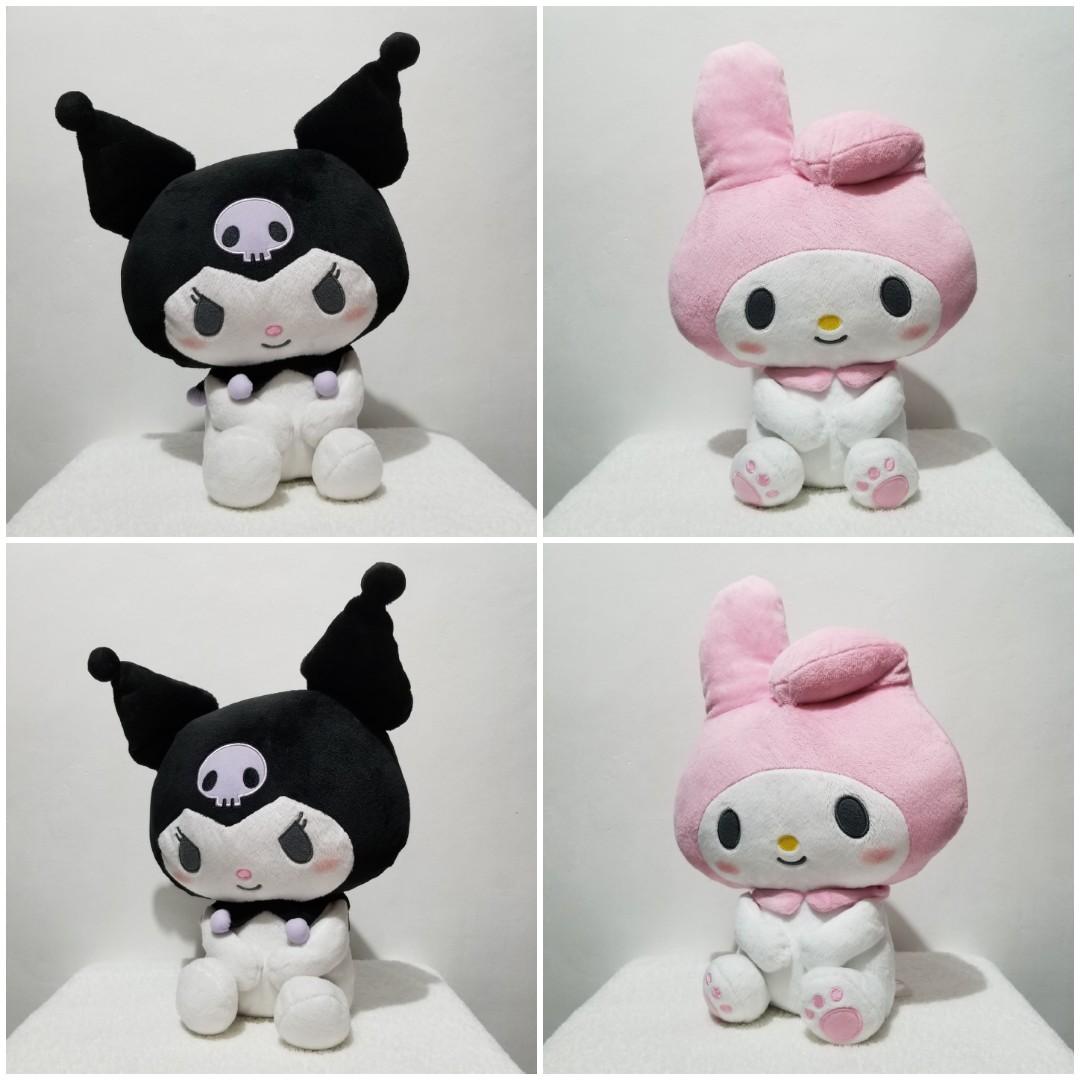 kuromi and my melody plushies