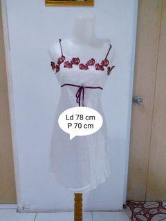 Lingerie satin bordir Size S