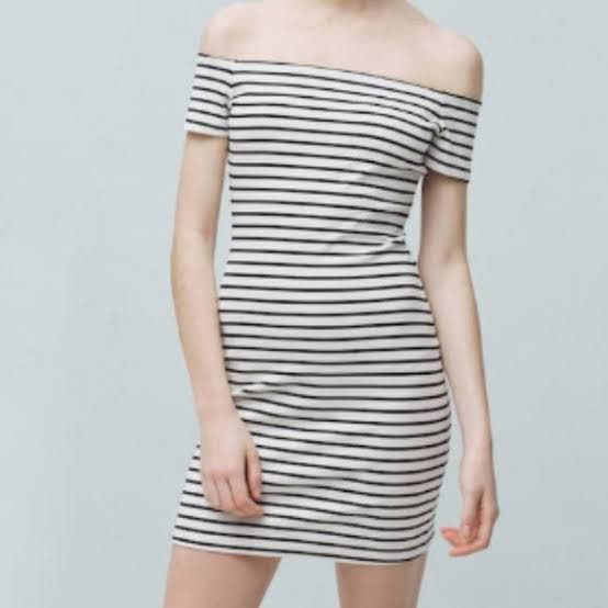 mango off shoulder dress
