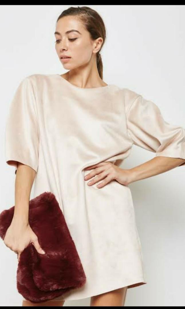 mango suede dress