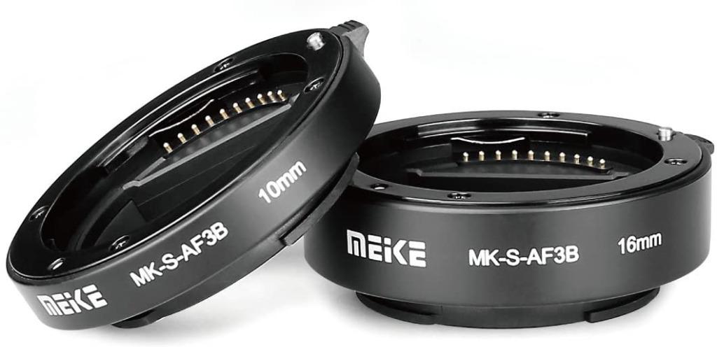 Meike MK-S-AF3B Auto Focus Macro Extension Tube Set Ring For Sony NEX E 5R 6 3N 