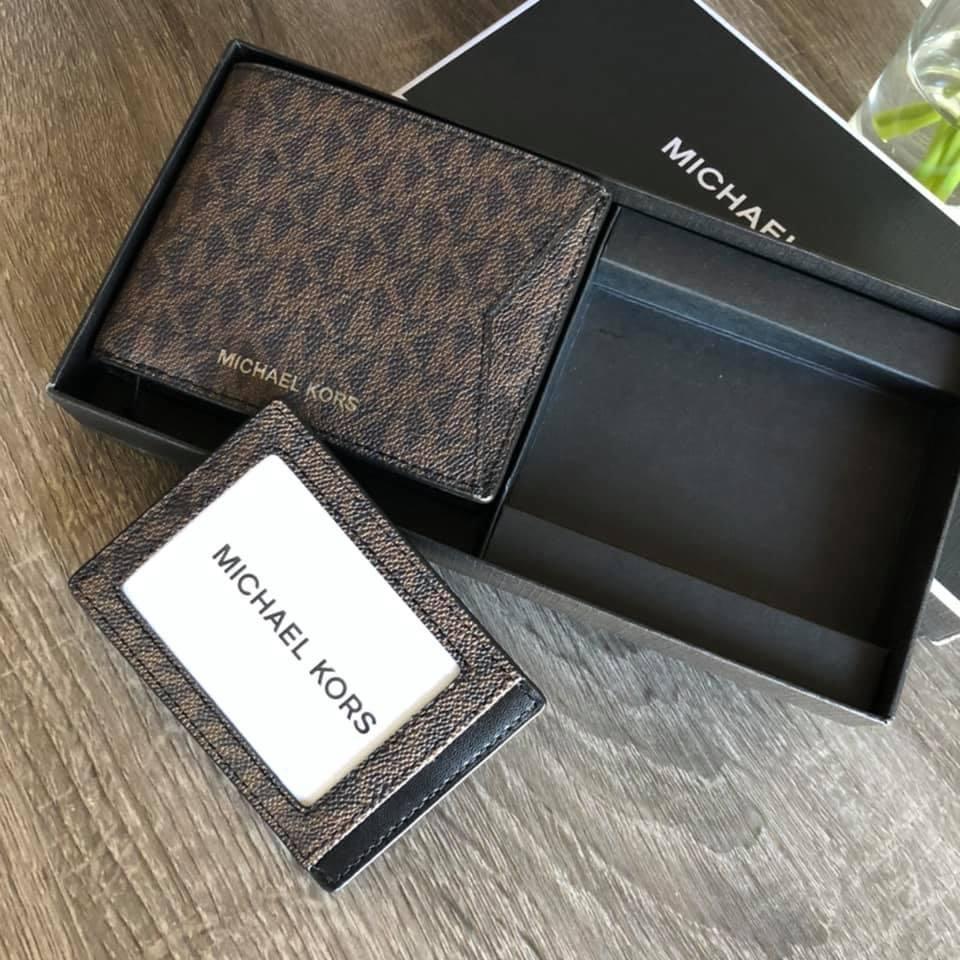 Mk mens shop card holder