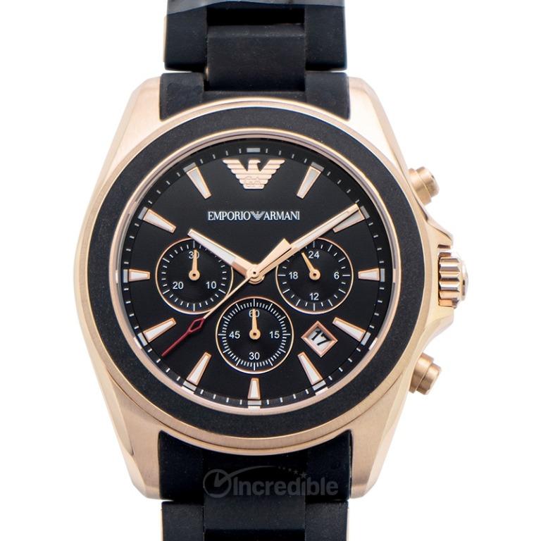 NEW Emporio Armani Sport Chronograph Black Dial Men s Watch AR6066