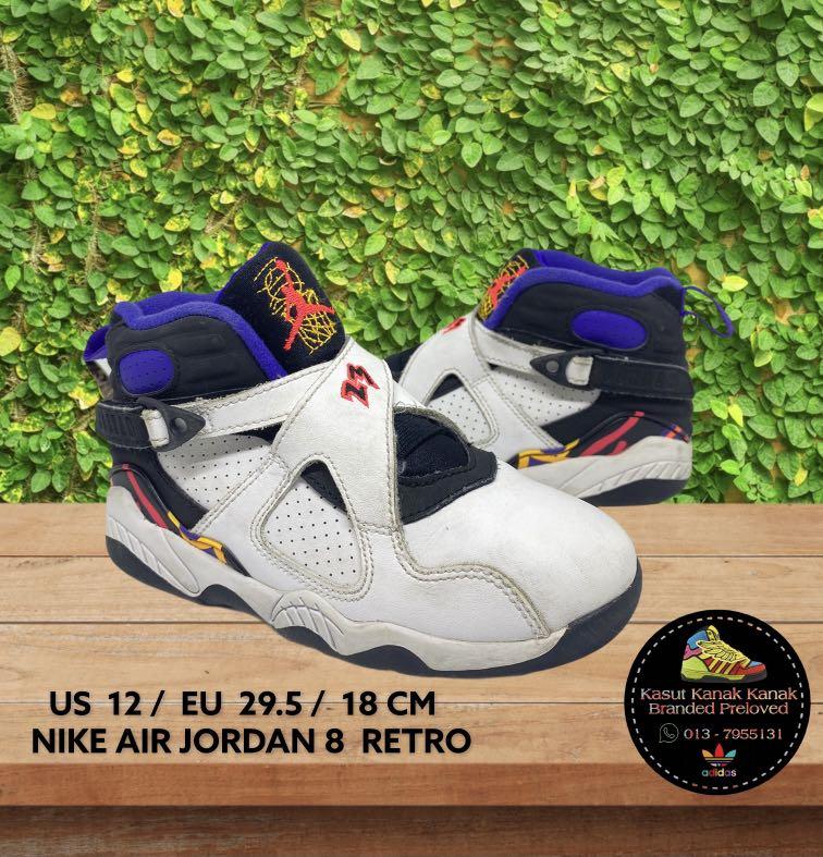 Nike Air Jordan 8 Retro Babies Kids Baby Nursery Kids