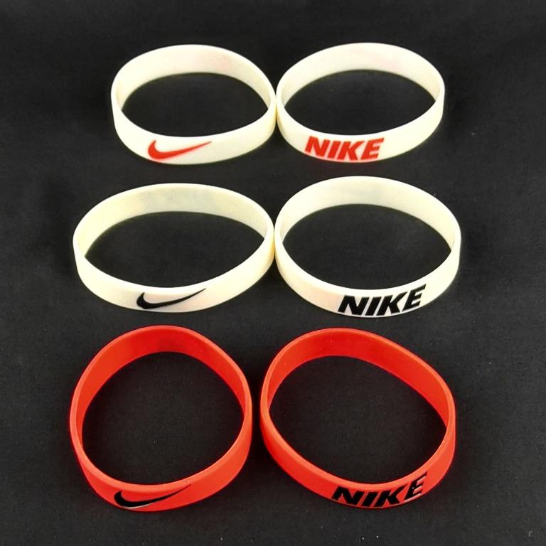 Nike Bracelet Power Rubber Wristband Sports Bangle Accessory, Sports Equipment, Exercise & Fitness, Toning Stretching Accessories on Carousell