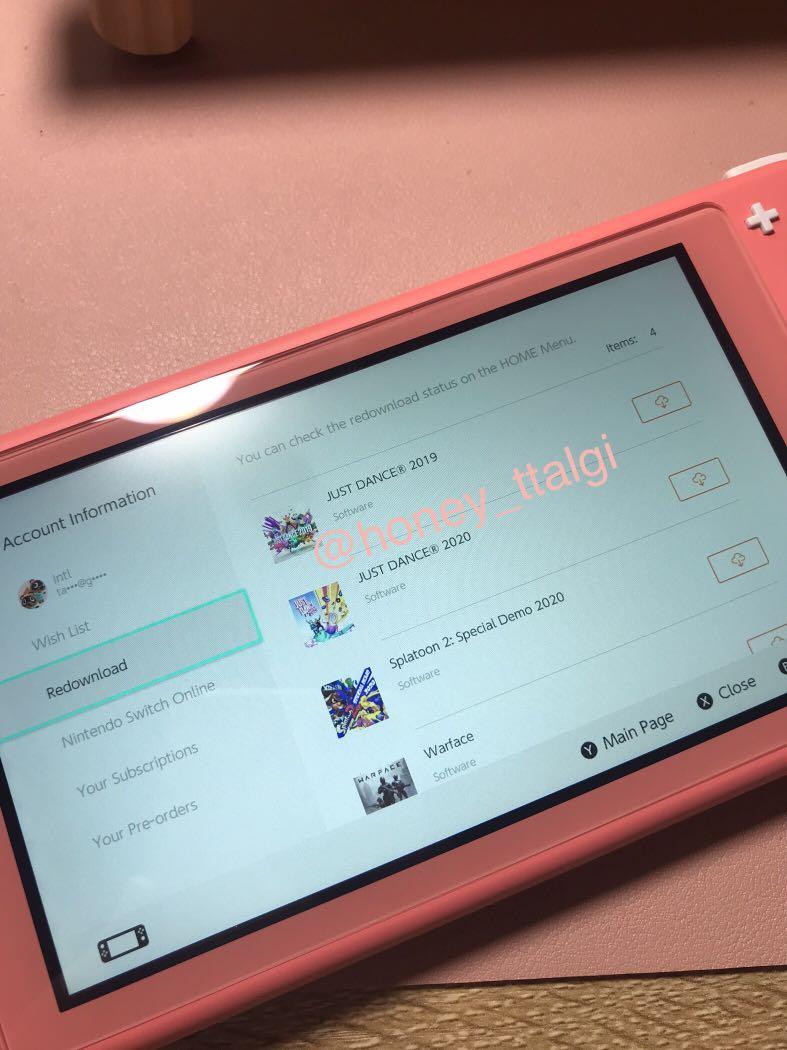 Nintendo Switch Primary Account with Digital Games, Video Gaming, Video