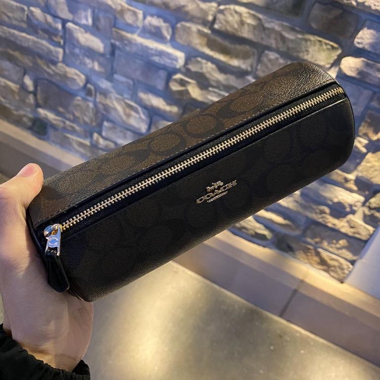 Coach makeup sales brush holder