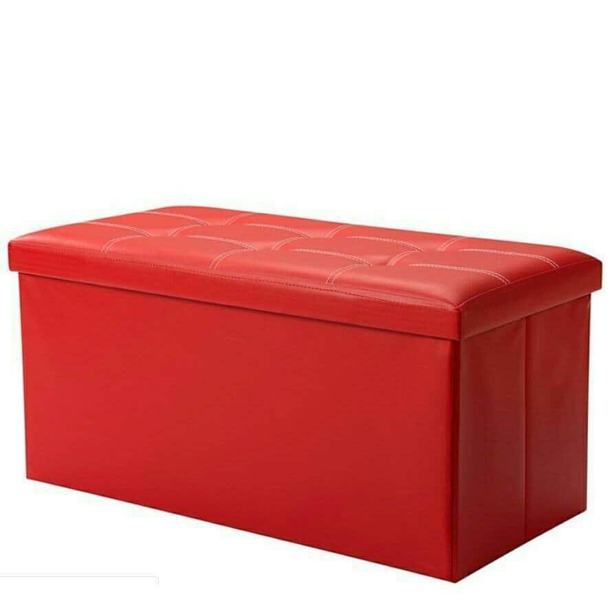 Ottoman Rectangular Sofa Storage Stool Sit Sofa Folding Box Chair