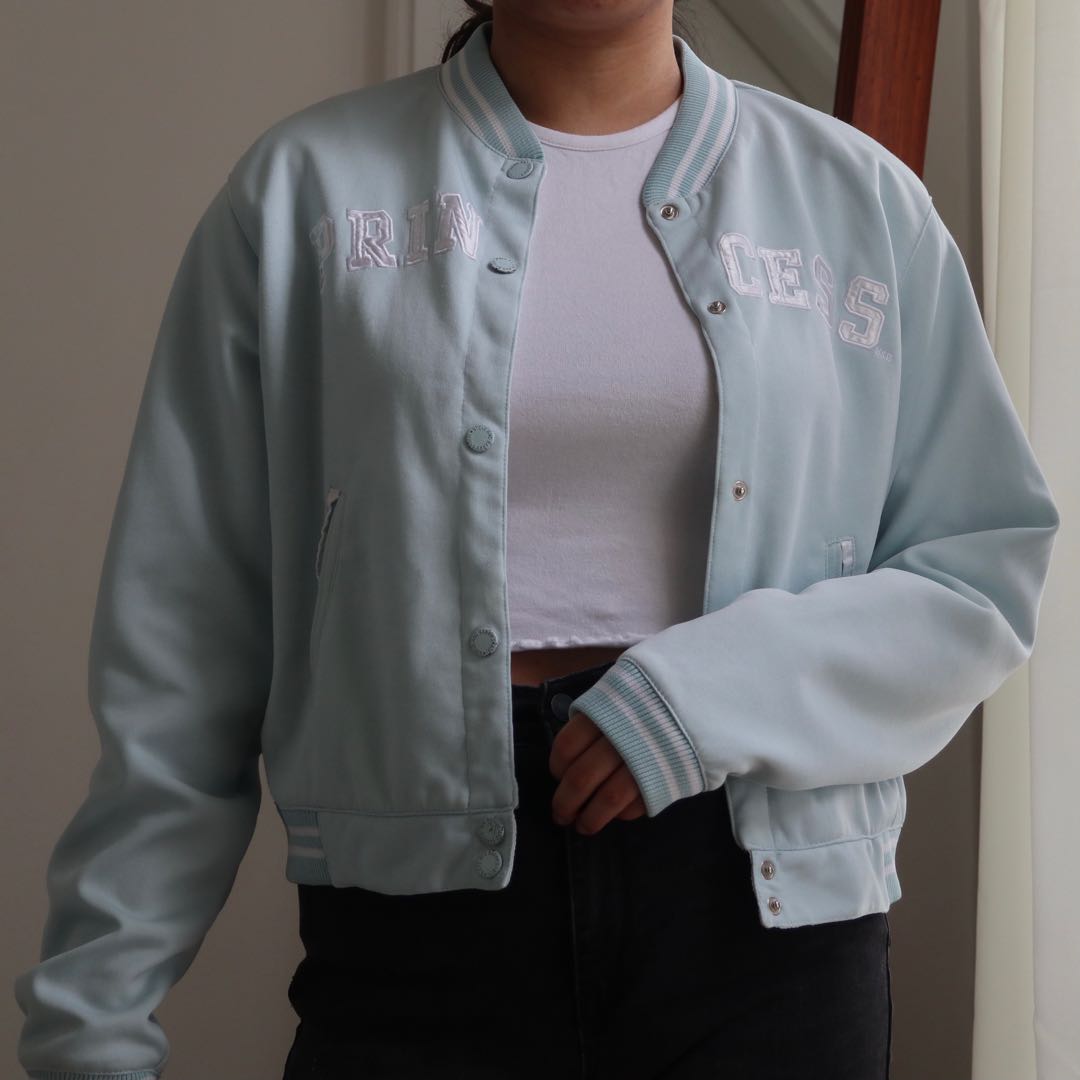 Pastel bomber jacket, Women's Fashion, Coats, Jackets and Outerwear on