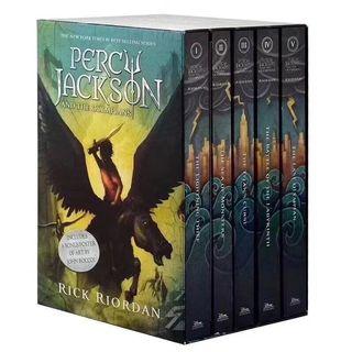 Percy Jackson Complete 5 books with Freebies!!!