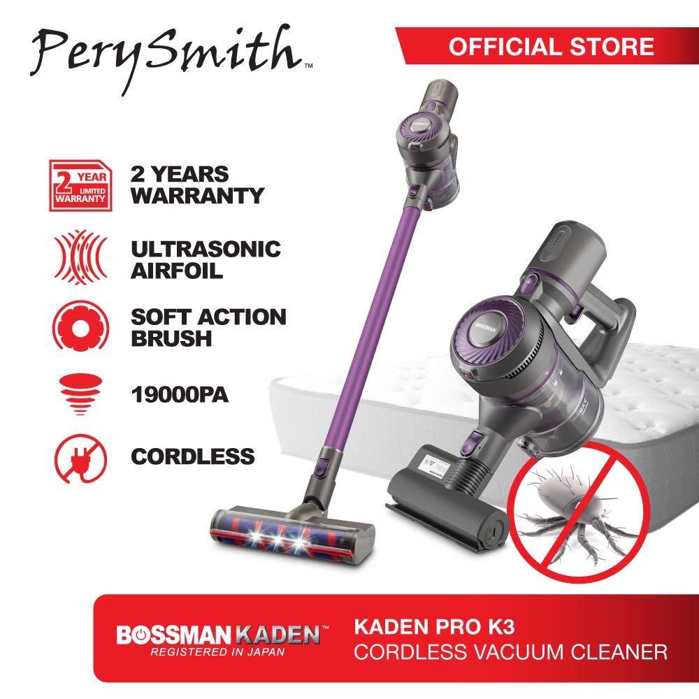 PerySmith Cordless Vacuum Cleaner X Bossman Kaden PRO K3
